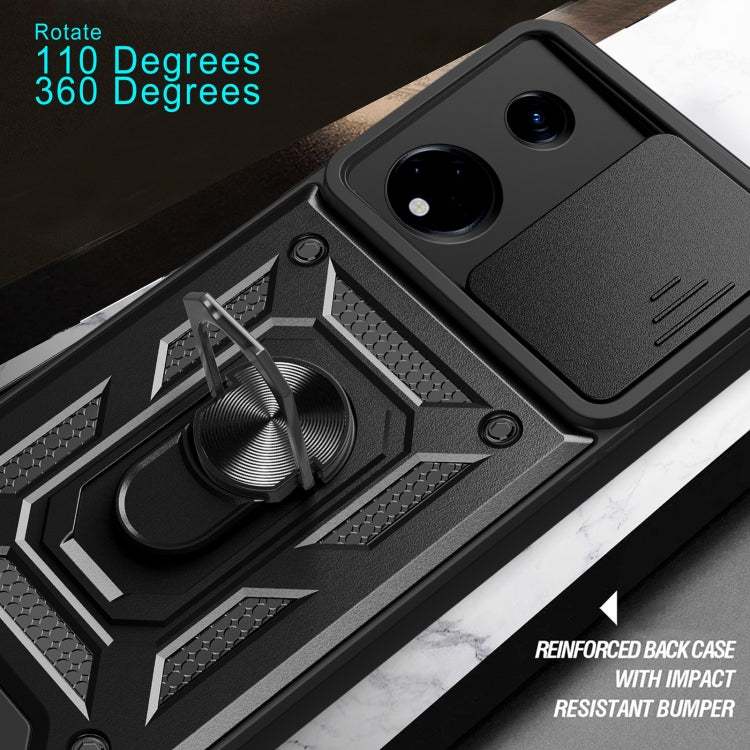 Cover fotocamera scorrevole in TPU e PC per Tecno Spark 10 Pro