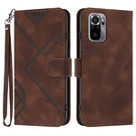 Custodia portafoglio in pelle per Xiaomi Redmi Note 10S e compati