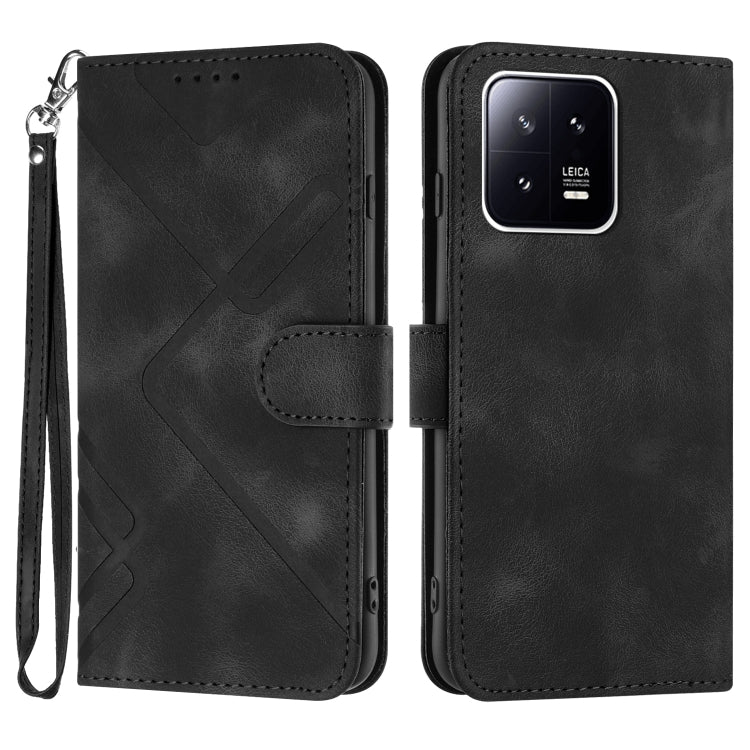 Custodia portafoglio in pelle con slot carte per Xiaomi 13