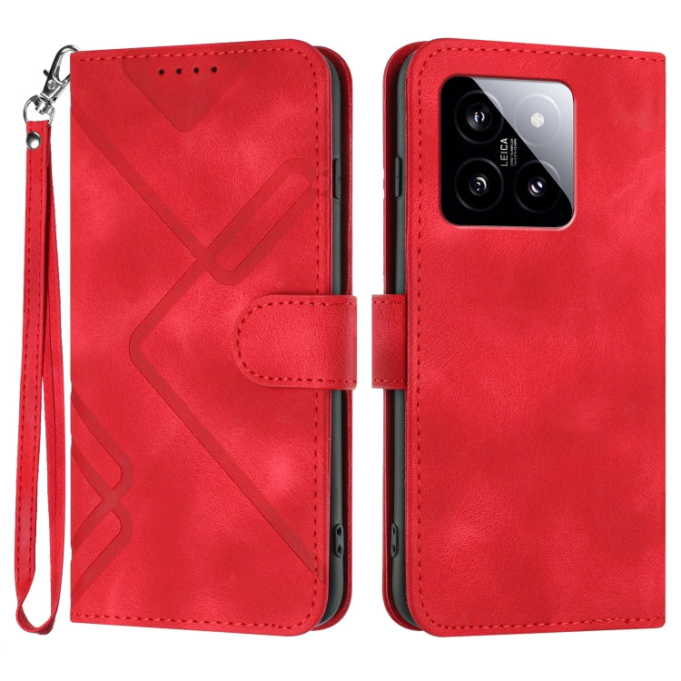 Custodia portafoglio in pelle per Xiaomi 14 Pro