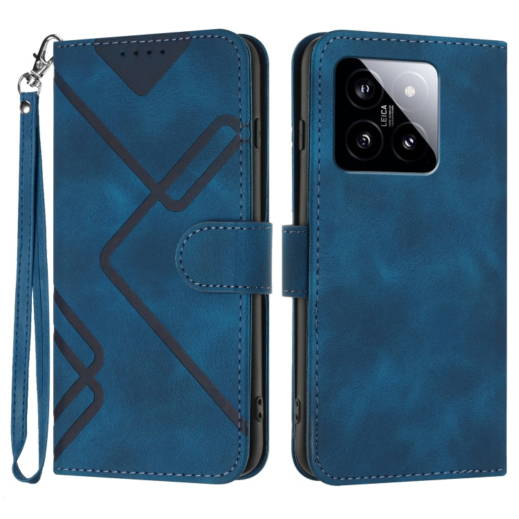 Custodia portafoglio in pelle per Xiaomi 14 Pro