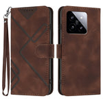 Custodia portafoglio in pelle per Xiaomi 14 Pro