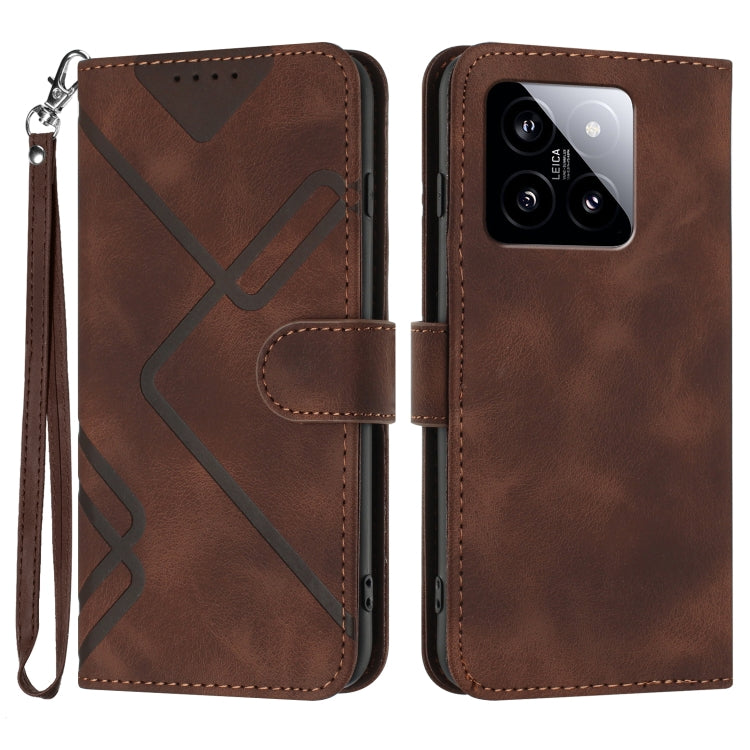Custodia portafoglio in pelle per Xiaomi 14 Pro
