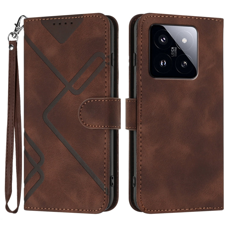 Custodia portafoglio in pelle per Xiaomi 14 Pro