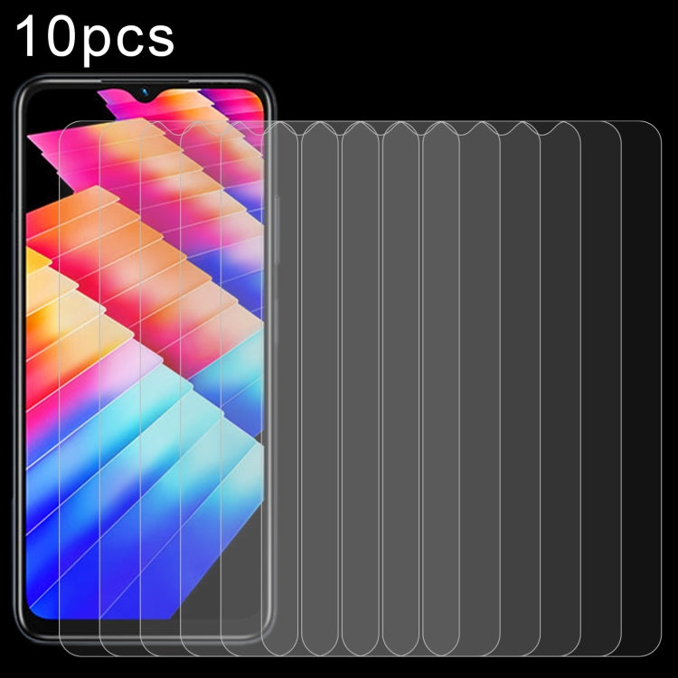 Pellicola in vetro temperato 10 pezzi 0,26 mm 9H 2,5D, For Infinix Note 30 Pro, For Infinix Hot 30 Play NFC, For Infinix Hot 30 5G, For Infinix Hot 9 Lite, For Infinix GT 10 Pro, For Infinix Zero 30, For Infinix Zero 30 4G, For Infinix Note 30i        ...