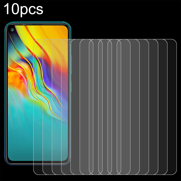 Pellicola in vetro temperato 10 pezzi 0,26 mm 9H 2,5D, For Infinix Note 30 Pro, For Infinix Hot 30 Play NFC, For Infinix Hot 30 5G, For Infinix Hot 9 Lite, For Infinix GT 10 Pro, For Infinix Zero 30, For Infinix Zero 30 4G, For Infinix Note 30i        ...