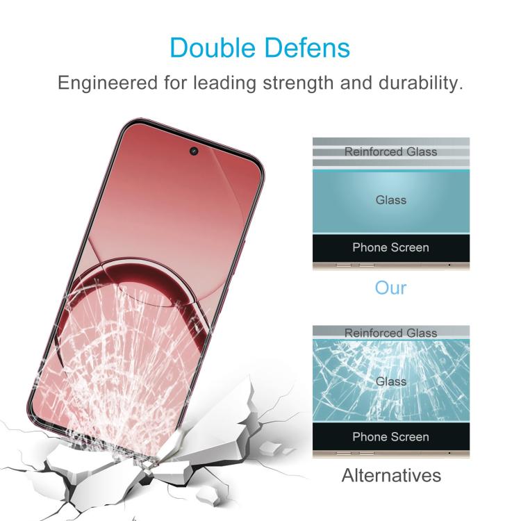 Pellicola in vetro temperato 0,26 mm 9H per Realme 16T 5G