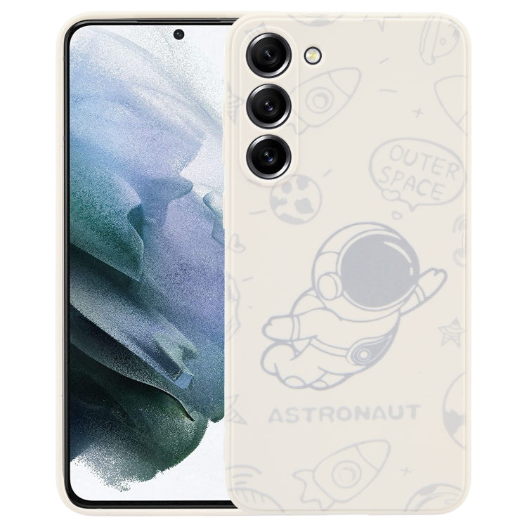 Custodia in silicone modello astronauta per Samsung Galaxy S21 5G