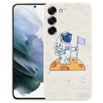 Custodia in silicone modello astronauta per Samsung Galaxy S21 5G