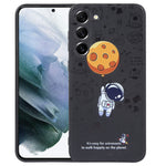 Custodia in silicone modello astronauta per Samsung Galaxy S21 5G