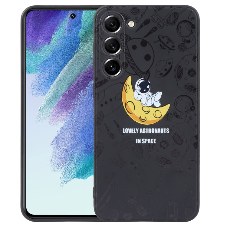 Custodia in silicone modello astronauta per Samsung Galaxy S21 5G
