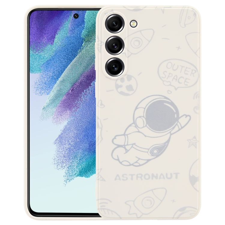 Custodia in silicone modello astronauta per Samsung Galaxy S21 5G