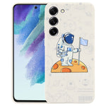 Custodia in silicone modello astronauta per Samsung Galaxy S21 5G