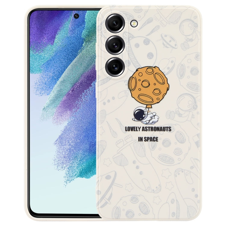Custodia in silicone modello astronauta per Samsung Galaxy S21 5G