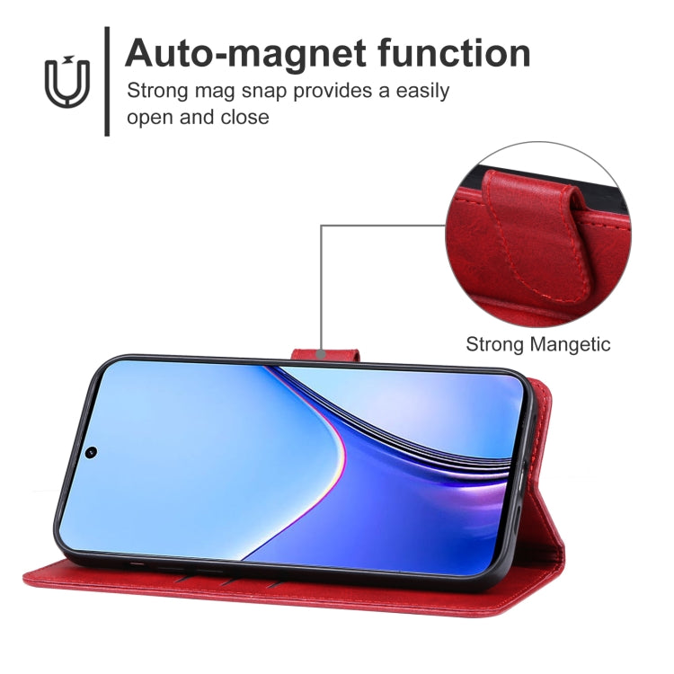 Custodia in pelle per Realme 11x, 11 5G, C53 India, Narzo 60 Pro e Narzo 60