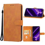 Custodia in pelle per Realme C63 con supporto e slot carte