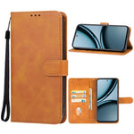 Custodia in pelle per Realme C63 con supporto e slot carte