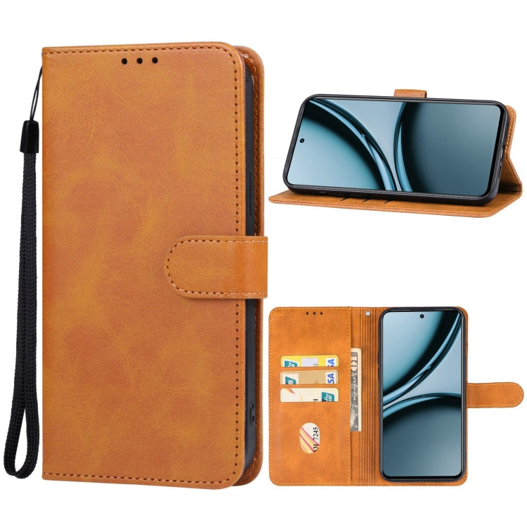 Custodia in pelle per Realme C63 con supporto e slot carte