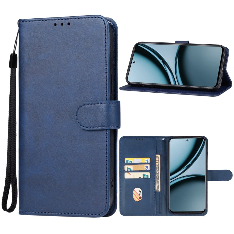 Custodia in pelle per Realme C63 con supporto e slot carte
