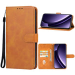 Custodia in pelle per Realme C63 con supporto e slot carte