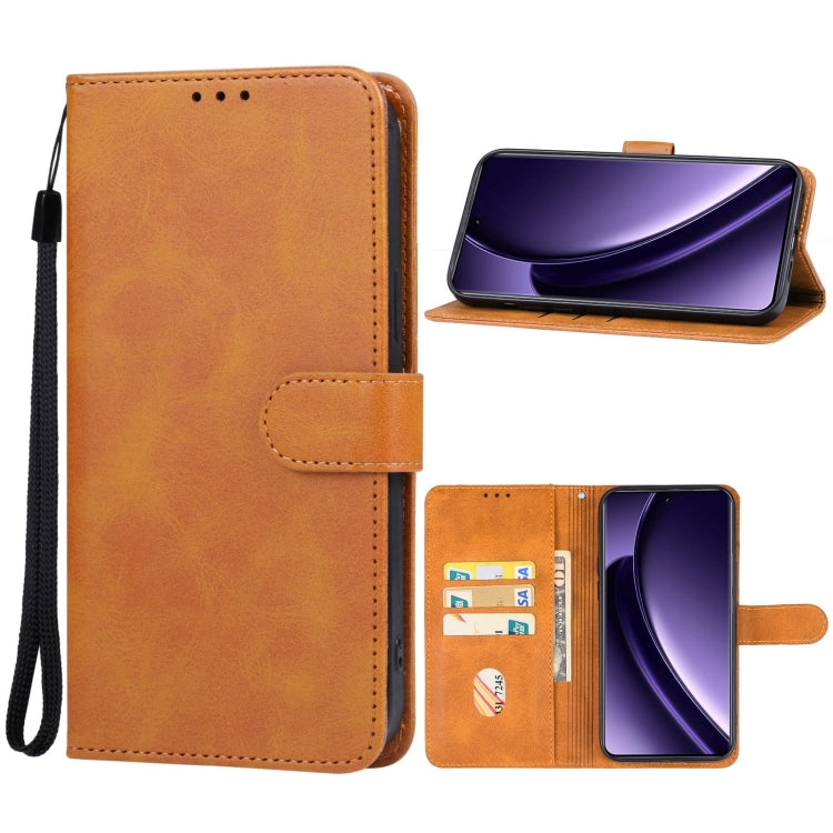 Custodia in pelle per Realme C63 con supporto e slot carte