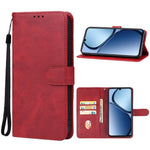 Custodia in pelle per Realme C63 con supporto e slot carte