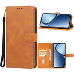 Custodia in pelle per Realme C63 con supporto e slot carte
