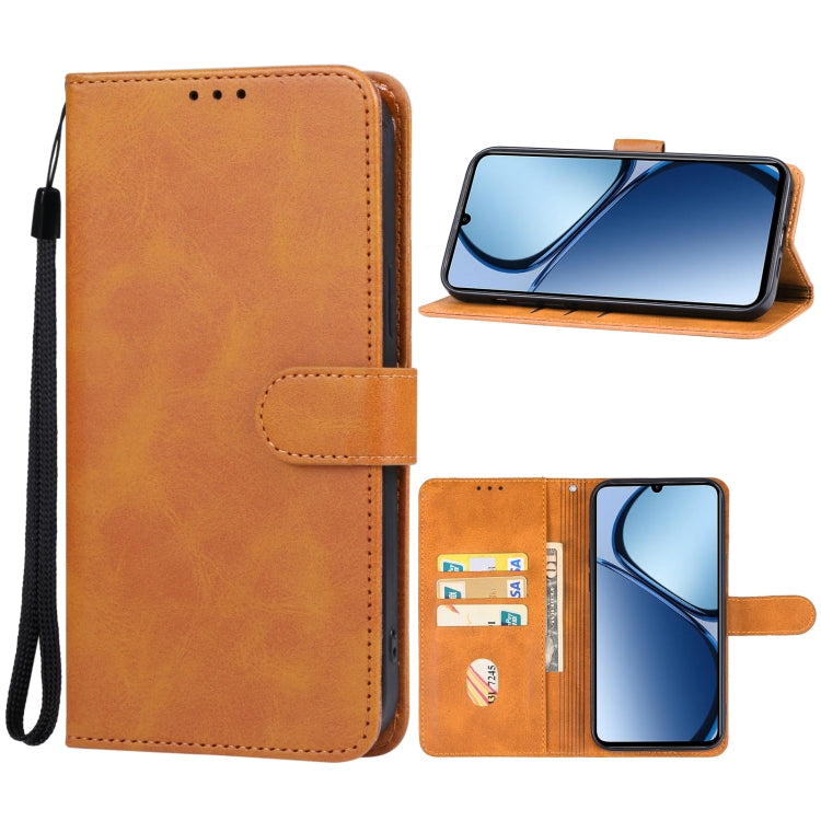 Custodia in pelle per Realme C63 con supporto e slot carte