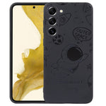 Custodia per cellulare con bordo dritto in silicone modello astronauta, For Samsung Galaxy S10, For Samsung Galaxy S10+, For Samsung Galaxy A91