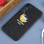 Custodia per cellulare con bordo dritto in silicone modello astronauta, For Samsung Galaxy A22 4G, For Samsung Galaxy A20 / A30, For Samsung Galaxy A13 5G / 4G