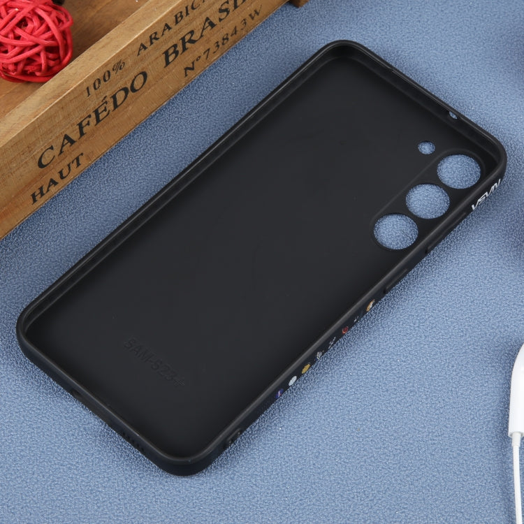 Custodia per cellulare con bordo dritto in silicone modello astronauta, For Samsung Galaxy A14, For Samsung Galaxy S20+, For Samsung Galaxy A34 5G