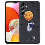 Custodia per cellulare con bordo dritto in silicone modello astronauta, For Samsung Galaxy A14, For Samsung Galaxy S20+, For Samsung Galaxy A34 5G