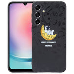 Custodia silicone modello astronauta per Samsung Galaxy S21 Ultra