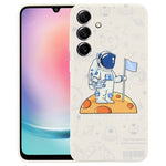 Custodia silicone modello astronauta per Samsung Galaxy S21 Ultra
