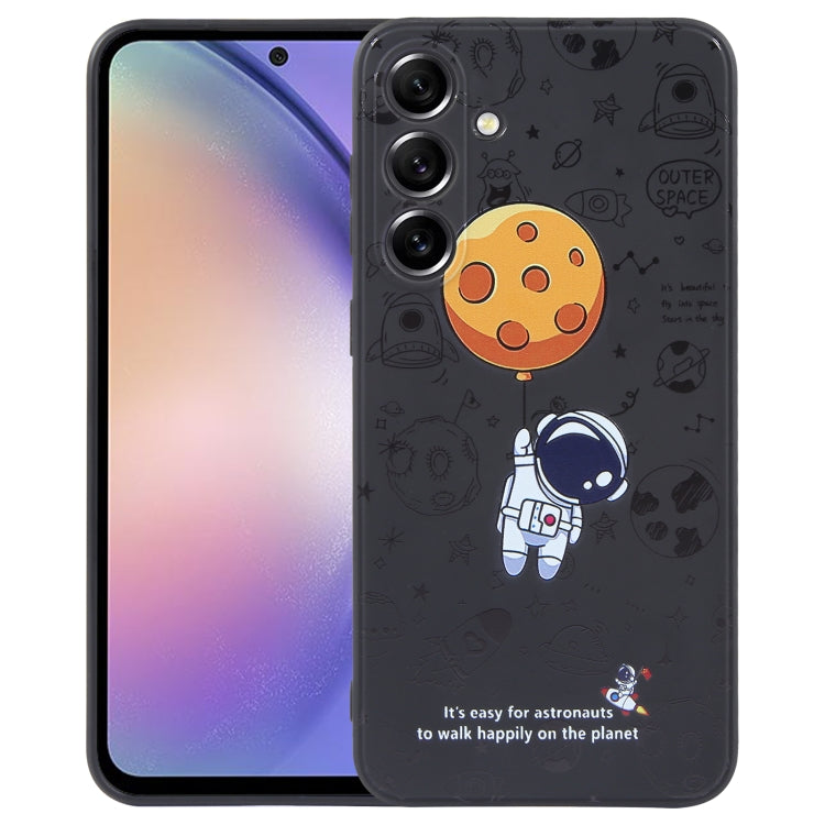 Custodia per cellulare con bordo dritto in silicone modello astronauta, For Samsung Galaxy S20 Ultra 5G, For Samsung Galaxy A54 5G, For Samsung Galaxy S20 FE