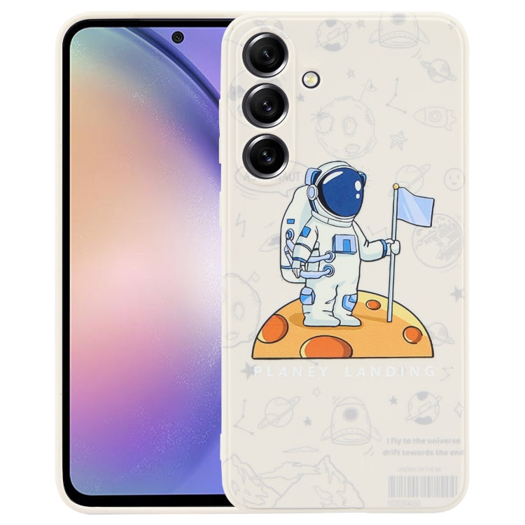 Custodia per cellulare con bordo dritto in silicone modello astronauta, For Samsung Galaxy S20 Ultra 5G, For Samsung Galaxy A54 5G, For Samsung Galaxy S20 FE