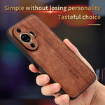 Custodia in pelle goffrata 3D per Huawei nova 11