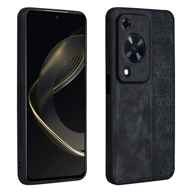 Custodia in pelle goffrata 3D per Huawei Pura 70 Pro