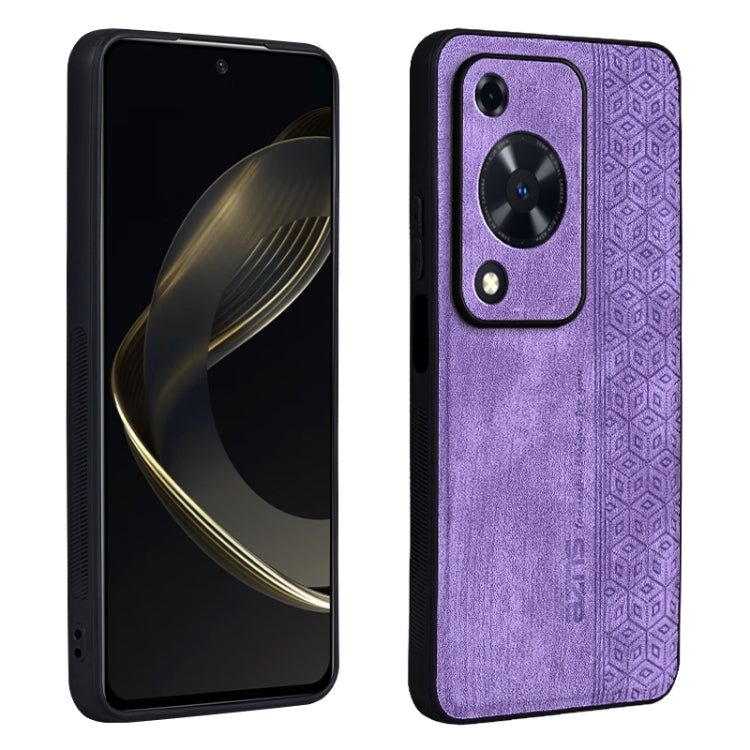 Custodia in pelle goffrata 3D per Huawei Pura 70 Pro