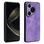 Custodia in pelle goffrata 3D per Huawei Pura 70 Pro