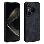 Custodia in pelle goffrata 3D per Huawei Pura 70 Pro