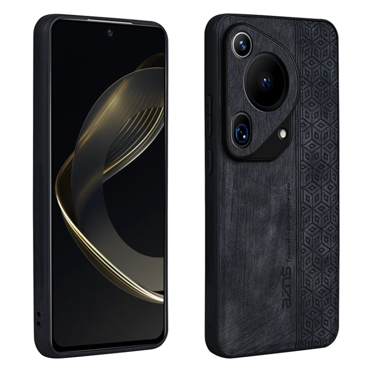 Custodia in pelle goffrata 3D per Huawei Mate 70 Pro e modelli compatibili