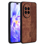 Custodia in pelle goffrata 3D per Huawei Mate 70 Pro e modelli compatibili
