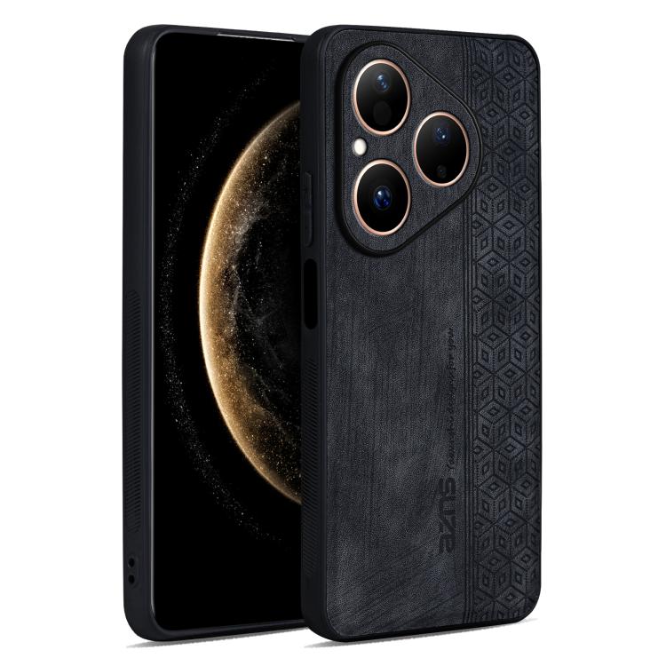 Custodia per telefono in pelle goffrata 3D per Huawei Pura 80 Ultra 5G