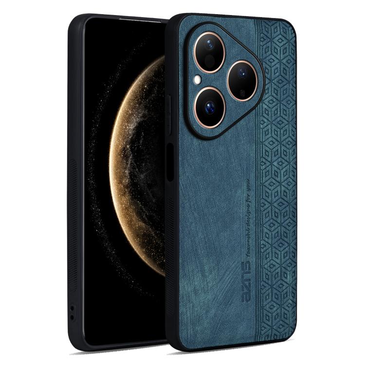Custodia per telefono in pelle goffrata 3D per Huawei Pura 80 Ultra 5G