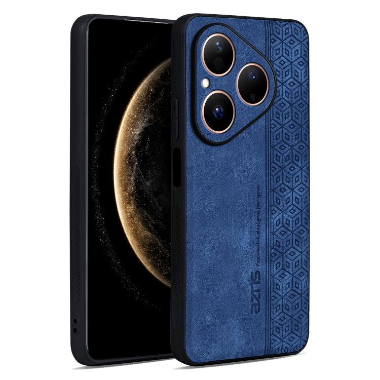 Custodia per telefono in pelle goffrata 3D per Huawei Pura 80 Ultra 5G
