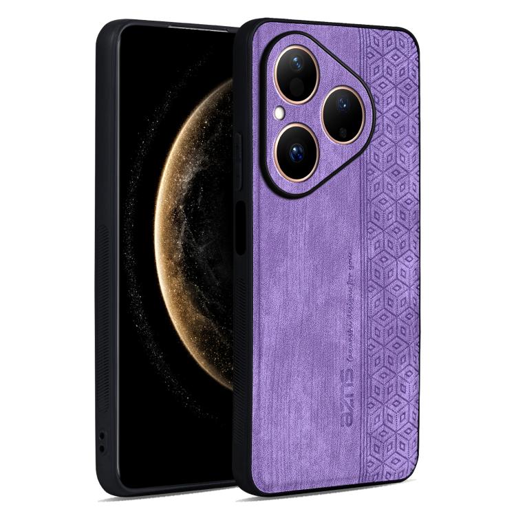 Custodia per telefono in pelle goffrata 3D per Huawei Pura 80 Ultra 5G
