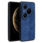Custodia per telefono in pelle goffrata 3D per Huawei Pura 80 Ultra 5G