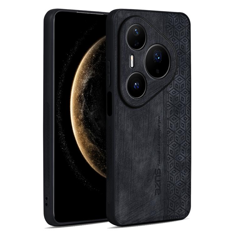 Custodia per telefono in pelle goffrata 3D per Huawei Pura 80 Ultra 5G