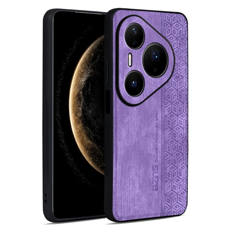 Custodia per telefono in pelle goffrata 3D per Huawei Pura 80 Ultra 5G